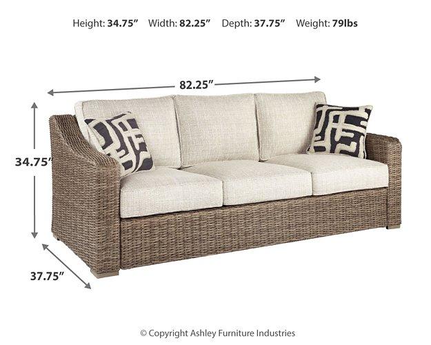 Beachcroft Outdoor Sofa with Cushion Outdoor Seating Ashley Furniture