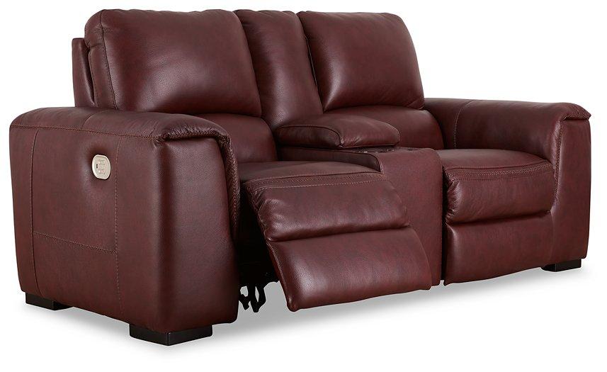 Alessandro Power Reclining Loveseat with Console Loveseat Ashley Furniture