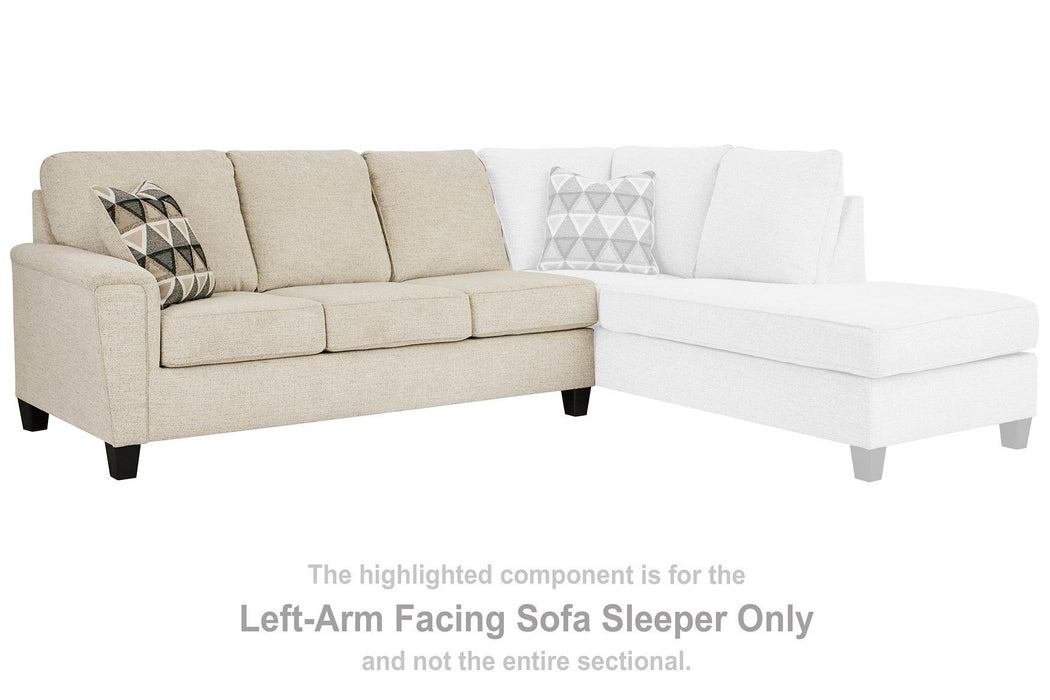 Abinger 2-Piece Sleeper Sectional with Chaise Sectional Ashley Furniture