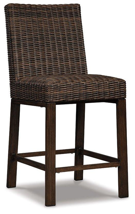 Paradise Trail Bar Stool (Set of 2) Outdoor Barstool Ashley Furniture