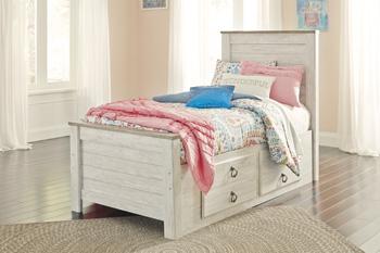 Willowton Bed with 2 Storage Drawers Bed Ashley Furniture