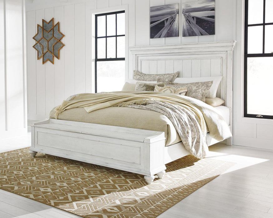 Kanwyn Bed with Storage Bench Bed Ashley Furniture