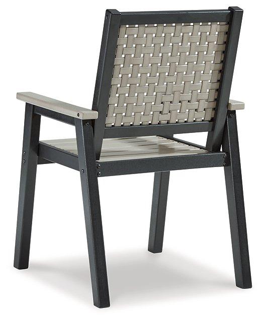 Mount Valley Arm Chair (set Of 2) Outdoor Dining Chair Ashley Furniture