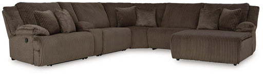 Top Tier Reclining Sectional with Chaise Sectional Ashley Furniture