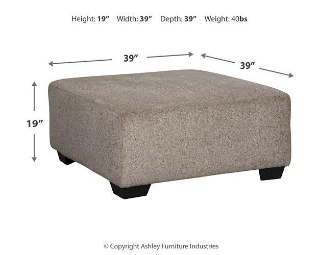 Ballinasloe Oversized Ottoman Ottoman Ashley Furniture