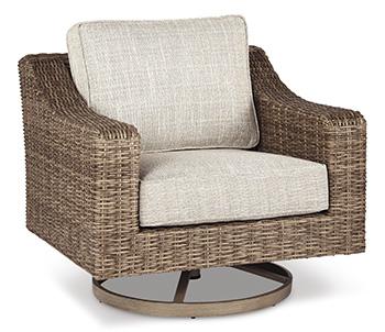 Beachcroft Swivel Lounge Chair Outdoor Seating Ashley Furniture