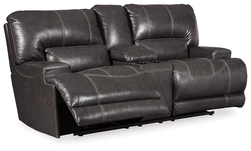 McCaskill Reclining Loveseat with Console Loveseat Ashley Furniture