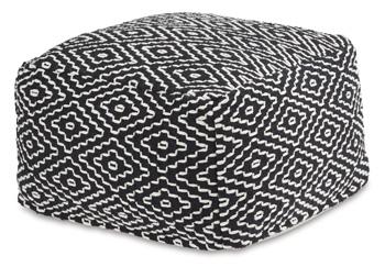 Jasett Pouf Pouf Ashley Furniture