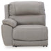 Dunleith 2-Piece Power Reclining Loveseat Sectional Ashley Furniture