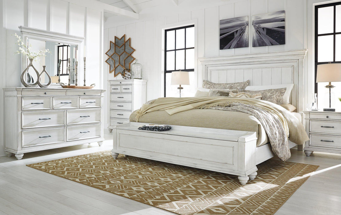 Kanwyn Bed with Storage Bench Bed Ashley Furniture