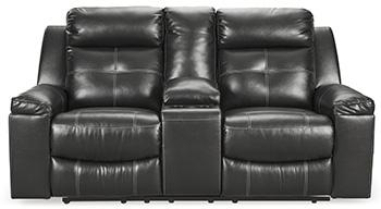 Kempten Reclining Loveseat with Console Loveseat Ashley Furniture