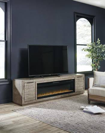 Krystanza TV Stand with Electric Fireplace TV Stand Ashley Furniture