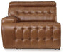 Temmpton Dual Power Leather Reclining Modular Loveseat with Console Loveseat Ashley Furniture