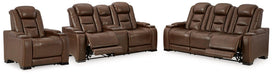 The Man-Den Living Room Set Living Room Set Ashley Furniture