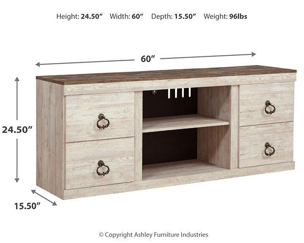 Willowton 60" TV Stand TV Stand Ashley Furniture