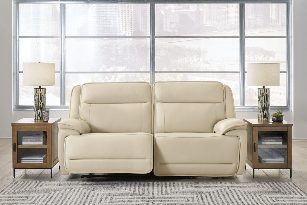 Double Deal Power Reclining Loveseat Sectional Sectional Ashley Furniture