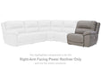 Dunleith 2-Piece Power Reclining Loveseat Sectional Ashley Furniture