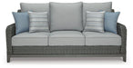 Elite Park Outdoor Sofa with Cushion Outdoor Seating Ashley Furniture