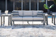 Amora Outdoor Sofa with Cushion Outdoor Seating Ashley Furniture