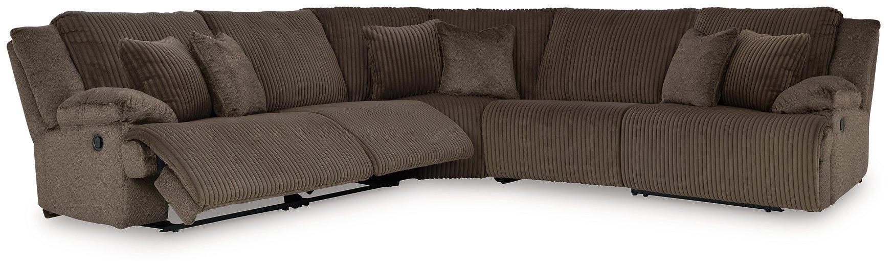 Top Tier Reclining Sectional Sectional Ashley Furniture