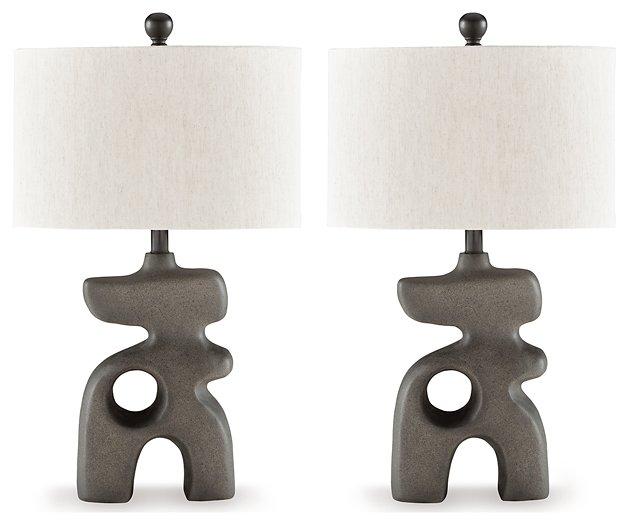 Danacy Lamp Set Table Lamp Set Ashley Furniture