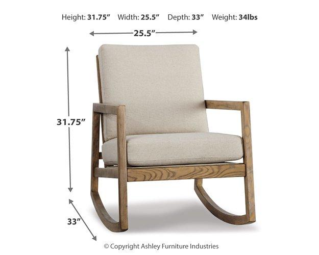 Novelda Rocker Accent Chair Accent Chair Ashley Furniture