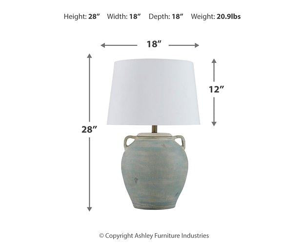 Shawburg Lamp Set Table Lamp Set Ashley Furniture