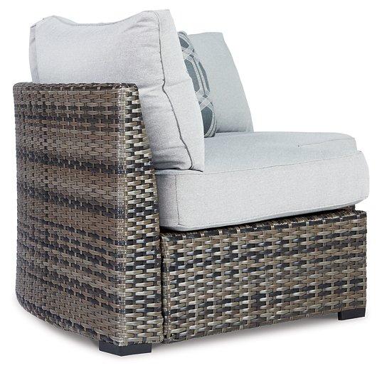 Harbor Court Curved Loveseat with Cushion Outdoor Seating Ashley Furniture