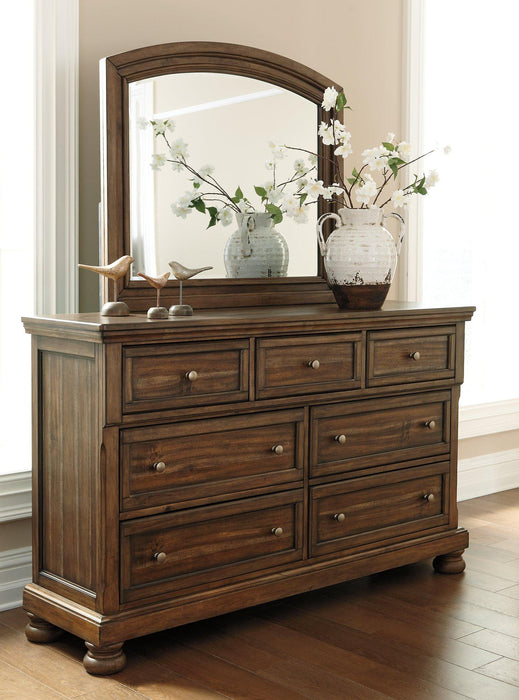 Flynnter Dresser and Mirror Dresser & Mirror Ashley Furniture