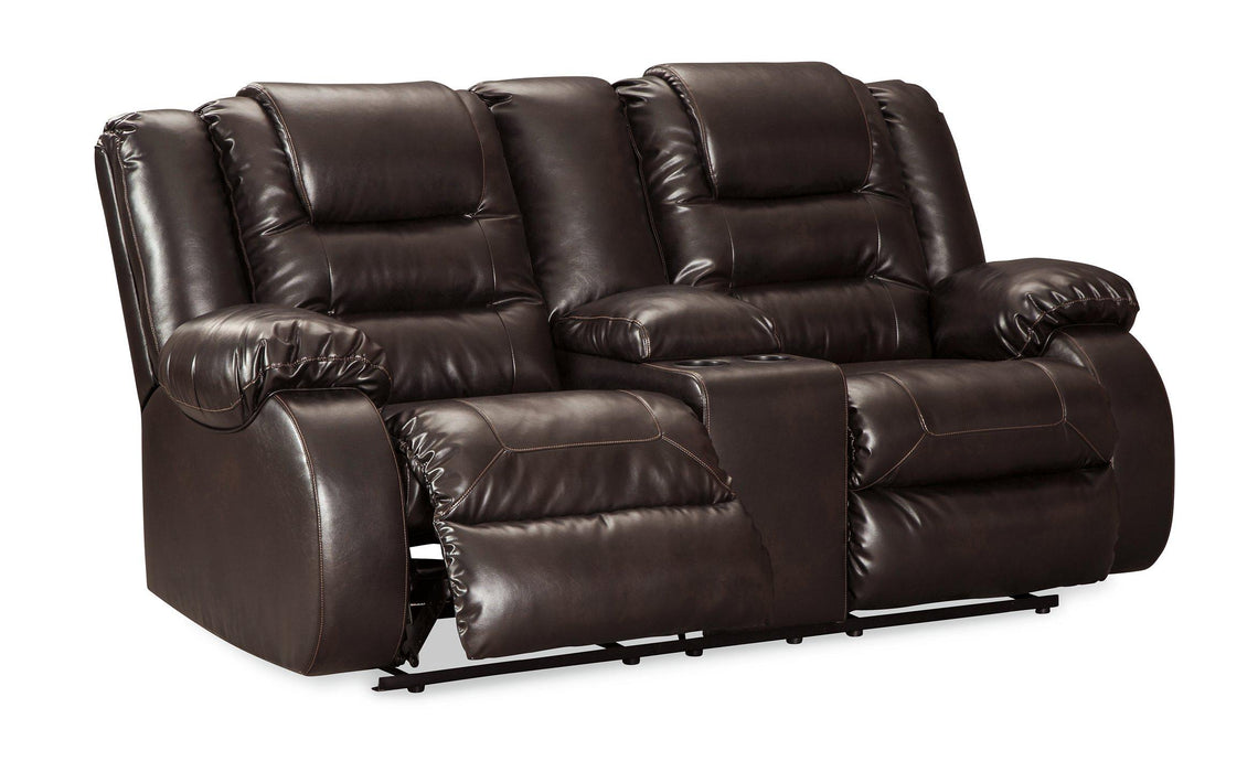 Vacherie Reclining Loveseat with Console Loveseat Ashley Furniture