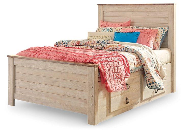 Willowton Bed with 2 Storage Drawers Bed Ashley Furniture