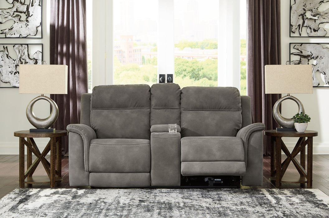 Next-Gen DuraPella Power Reclining Loveseat with Console Loveseat Ashley Furniture