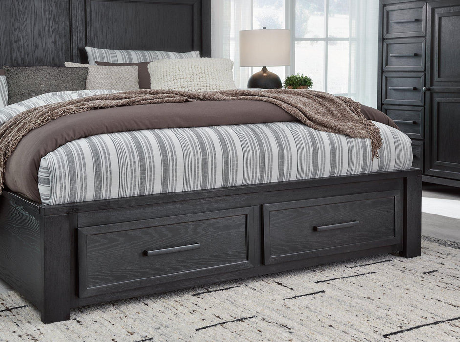 Foyland Panel Storage Bed Bed Ashley Furniture