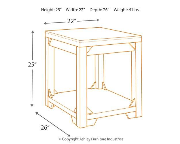 Fregine End Table End Table Ashley Furniture