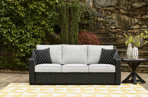 Beachcroft Outdoor Sofa with Cushion - Dayton Discount Furniture