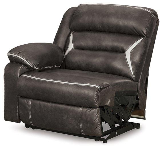 Kincord Power Reclining Sectional Loveseat Sectional Ashley Furniture