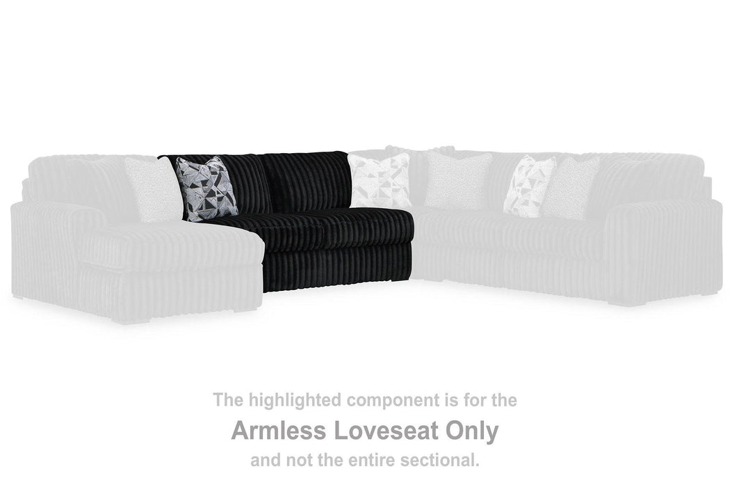 Midnight-Madness Sectional with Chaise Sectional Ashley Furniture