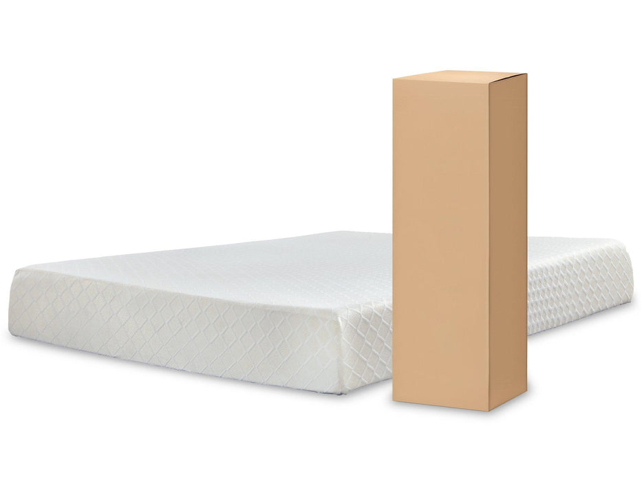 10 Inch Chime Memory Foam Mattress Set Mattress Set Ashley Furniture