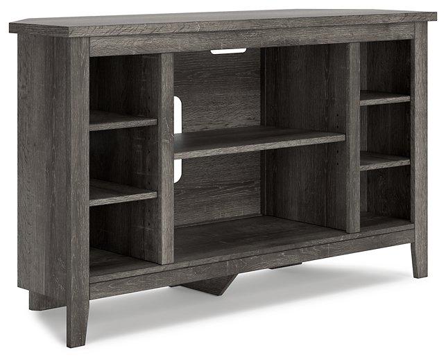 Arlenbry Corner TV Stand with Electric Fireplace TV Stand Ashley Furniture