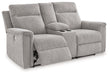 Barnsana Power Reclining Loveseat with Console Loveseat Ashley Furniture