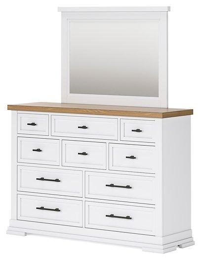 Ashbryn Dresser and Mirror Dresser & Mirror Ashley Furniture