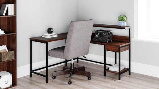 Camiburg Home Office L-Desk with Storage Desk Ashley Furniture