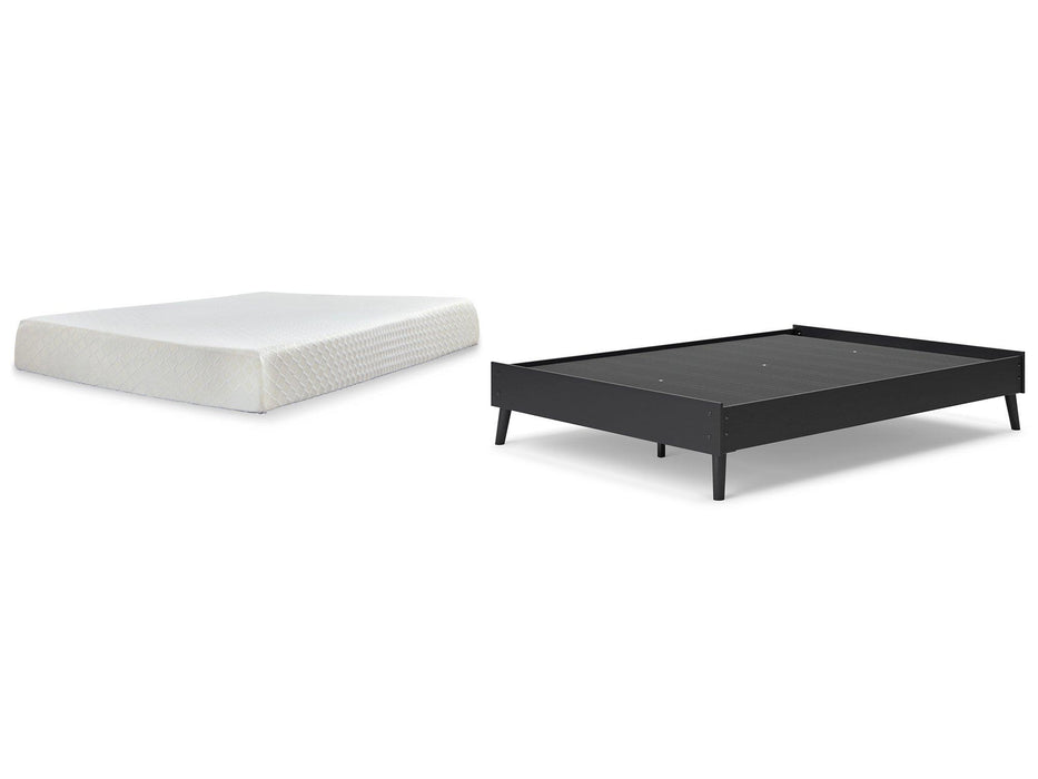 Charlang Bed and Mattress Set Mattress Set Ashley Furniture