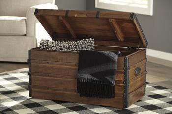 Kettleby Storage Trunk Trunk Ashley Furniture