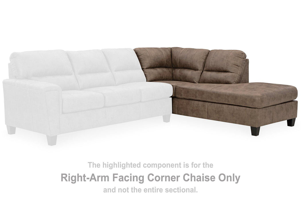 Navi 2-Piece Sectional Sofa Chaise Sectional Ashley Furniture