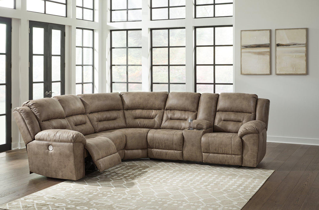 Ravenel Power Reclining Sectional Sectional Ashley Furniture