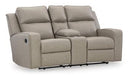 Lavenhorne Reclining Loveseat with Console Loveseat Ashley Furniture