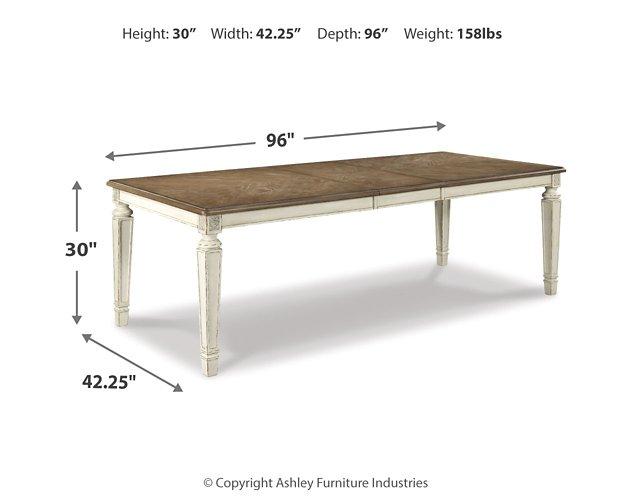 Realyn Dining Extension Table Dining Table Ashley Furniture