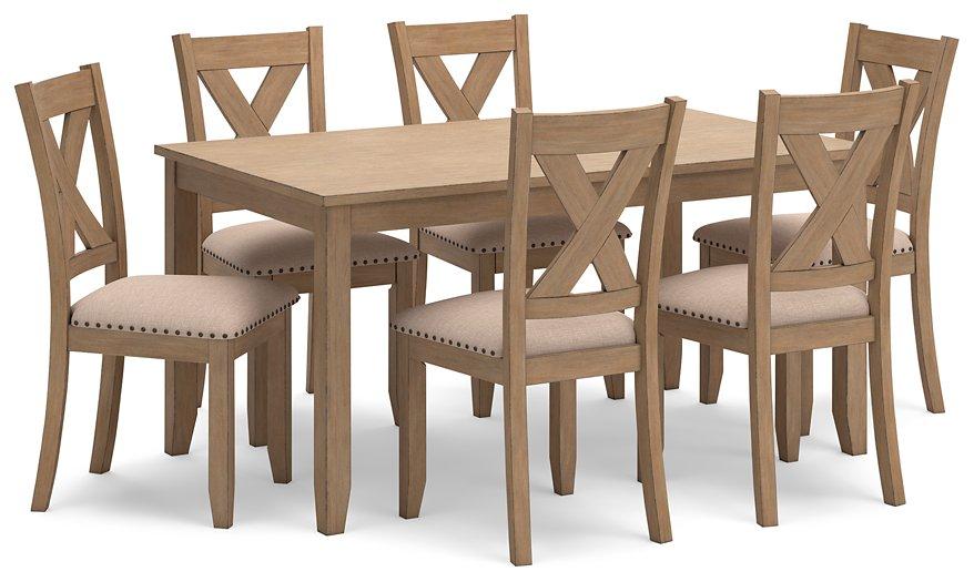 Sanbriar Dining Table and Chairs (Set of 7) Dining Table Ashley Furniture