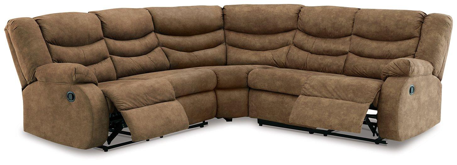 Partymate 2-Piece Reclining Sectional Sectional Ashley Furniture